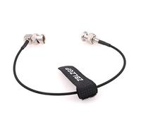 ZBLZGP Super Soft Video 3G RG174 RF Coaxial Cable for Camera Signal SDI Transmission Line Monitors,BNC Male to BNC Male Right Angle 90 Degrees 75 Ohm Connector 60CM