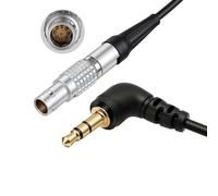 ZBLZGP Tentacle Sync 3.5mm to Right Angle EXT 9 Pin Timecode Cable for RED Komodo 6K Camera (Straight 9 Pin)
