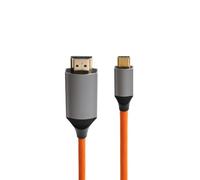 ZBLZGP Thunderbolt 3 Compatible USB C to HDMI Male Cable, for Canon EOS R7, Blackmagic URSA Mini Pro, Atomos Shogun 7 Monitor, 4K 30Hz, 3FT