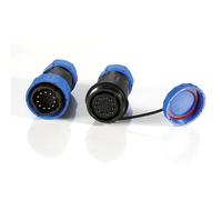 ZBLZGP TY32 Quick-Connect 11 Pin Circular Connector, High-Current 18AWG IP67 Waterproof Aviation Plug, Screw-Crimp for Extreme Environments, Industrial Machinery, Power Distribution