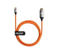 ZBLZGP USB C to HDMI Male Cable, 4K 60Hz Ultra HD, for Canon EOS R5, Sony A7S III, Atomos Ninja V Monitor, 6FT, High-Speed Data Transfer