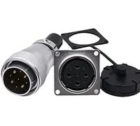 ZBLZGP WEIPU WS28 Aviation Wire Panel Power Cable Chassis Metal Connector Male Female Plug Socket Outdoor Car Electrical Industrial Signal Connector (TQ+Z 1 Male Plug & 1 Female Socket, 9pin)…