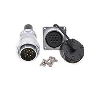 ZBLZGP WEIPU WS28 Aviation Wire Panel Power Cable Chassis Metal Connector Male Female Plug Socket Outdoor Car Electrical Industrial Signal Connector (TQ+Z 1 Male Plug & 1 Female Socket, 12pin)…
