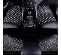 ZBMDTHEF 4 Pieces Car Floor Mats for Coche Chery Omoda 5 C5 2022-2024, Custom Leather Front Rear Row Carpets Non Slip Waterproof Liners Interior Protection Accessory,B/Black-Beige