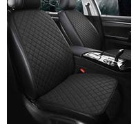 ZBMDTHEF 5 Seats Linen Car Seat Cover For Kia EV6 / EV6 GT / EV6 GT Line, Universal Front And Rear Seat Covers Protectors Full Set Breathable Anti-Slip Interior Accessories,A/Black