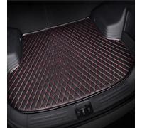 ZBMDTHEF Car Leather Boot Mats For Chery Omoda 5 C5 Fownix FX 2022-2025, Auto Tailored Trunk Pad Cargo Tray Storage Carpets Liner Waterproof Anti-Slip Protector Interior Accessories,C/Black-Red
