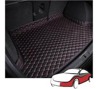 ZBMDTHEF Leather Car Boot Liner For Ford Explorer 2020 2021 2022 2023 2024 2025, Waterproof & Anti Slip Trunk Mat With Raised Edges Cargo Tray Protector Car Accessories, Black Red