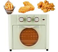 ZbOLi Household Multi-function Oven, 18L Large-capacity Compact Electric Air Fryer Oven with 3 Mechanical Knob, Air Fryer Toaster Oven Combo with Temperature Control & Timer, 360° Hot Air Circulation