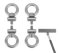 ZBOOROOR 4 Pcs Awning Rail Stoppers M4, 304 Stainless Steel Awning End Stops for Caravan, Motorhome Campervan Camping Tent Equipment Awnings Accessories