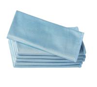 ZBOOROOR 6 Pcs Window Cleaner Cloth, Microfiber Glass Cleaning Cloth - 16" x 16” Microfiber Towel Kit for Windows Glasses Windshields Mirrors, Lint Free Quickly Clean