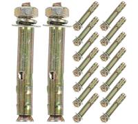 ZBORAVPIX Expansion Sleeve Anchor Bolts， Expansion Bolts Steel Golden 5.5x1.3x1.3cm Pack of 20