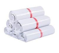 ZBORAVPIX Shipping Poly Postal Self Seal Bags， PE Plastic Self Adhesive Shipping Bags White Multiple Sizes Pack of 50(30x45cm 50pcs)