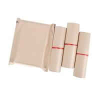 ZBORAVPIX Shipping Poly Postal Self Seal Bags， Waterproof Poly Mailing Bags Pack of 50 Beige Multiple Sizes(32x45cm 50pcs)