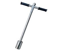 ZBORAVPIX Soil Sampler Probe Stainless Steel, Stainless Steel Soil Sampler Probe T Style Handle Core Sampling Area Multiple Sizes for Garden Lawn Farm Golf Course(70mm)