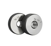 ZBORAVPIX Thread Ring Gauge Non-Standard Metric, Left Hand Non-Standard Metric Thread Ring Gauge M19 to M24 6g GO NO-GO Pack of 7 Multiple Pitches(X 0.75 Lh,M24-6g T Z)