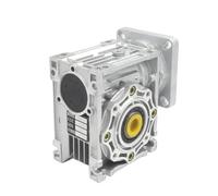 ZBORAVPIX Worm Gear Speed Reducer Gearbox， NMRV040 Worm Gear Reducer For Nema 24 And 34 Stepper Motor Ratio 5:1 To 100:1(For Nema 24,Ratio 30-1)