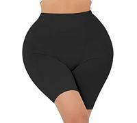 ZBR Hip Enhancer Padded Panties Shapewear BBL Shorts Butt Pads Underwear for Women, Black-enhanced, Large