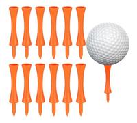 Zbssny 120 Pcs Orange Castle Golf Tees 70mm for Practice and Driving