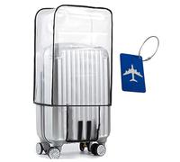 Zbssny 1Pcs Clear Suitcase Covers, 28 Inch PVC Luggage Covers for Suitcases Waterproof Suitcase Protector