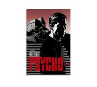 ZBSXLBNG Alfred Hitchcock Psycho Movie Wall Art Picture Print Modern Family Room Decor 12 x 18 Inch (30 x 45 cm)