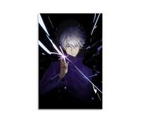 ZBSXLBNG Anime Curse Returns Gojo Satoru Poster Decorative Painting Canvas Wall Art Living Room Poster Bedroom Painting 12 x 18 Inch (30 x 45 cm)