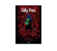 ZBSXLBNG Sally Face Fanart Poster Decorative Painting Canvas Wall Art Living Room Poster Bedroom Painting 12 x 18 Inch (30 x 45 cm)