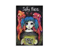 ZBSXLBNG Sally Face Wall Art Picture Print Modern Family Room Decor 08 x 12 Inch (20 x 30 cm)