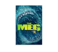 ZBSXLBNG THE MEG Movie Poster Decorative Painting Canvas Wall Art Living Room Poster Bedroom Painting 12 x 18 Inch (30 x 45 cm)