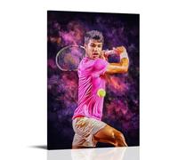 Zbwqlte Carlos Alcaraz Wall Art Poster Canvas Wall Art Prints Photo Picture Paintings Room Decor Home Decorative 16x24inch(40x60cm)