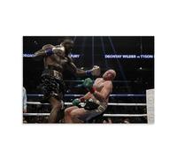 Zbwqlte Deontay Wilder Boxing Star Poster Art Canvas Painting Decor Wall Print Photo Home Modern Decoratives 16x24inch(40x60cm)