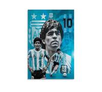 Zbwqlte Diego Maradona Art Poster Canvas Wall Art Picture Prints Hanging Photo Idea Decor Homes Artworks 12x18inch(30x45cm)
