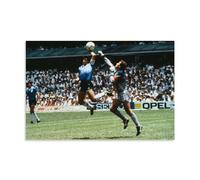 Zbwqlte Diego Maradona God Hand Poster Cool Artworks Painting Wall Art Canvas Prints Hanging Picture Home Decors Idea 16x24inch(40x60cm)
