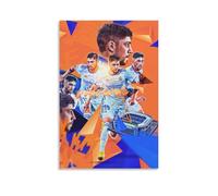 Zbwqlte Federico Valverde Soccer Art Poster Wall Art Scroll Canvas Painting Picture Living Room Decor Home 08x12inch(20x30cm)