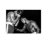 Zbwqlte Joe Frazier World Boxing Star Poster Picture Print Wall Art Painting Canvas Artworks Idea Room Aesthetic 08x12inch(20x30cm)