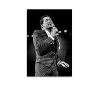 Zbwqlte Luther Vandross Singer Poster Canvas Painting Wall Art Decorative Picture Prints Modern Decor 12x18inch(30x45cm)