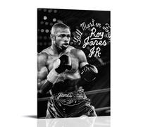 Zbwqlte Roy Jones Jr Art Poster Room Aesthetic Print Art Wall Painting Canvas Modern Bedroom Decor 16x24inch(40x60cm)