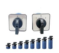 ZBWZXBDJ 1PCS LW26-32A Changeover Cam Rotary Switch 1-8 Poles Two/Three Position ON OFF Dual Power Control(2P 8Terminals)