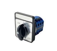 ZBWZXBDJ CA10 Seven Position Voltmeter Selector Cam Switch 3 Phase 4 Wires Changeover Rotary 12 Terminals LW26-20A