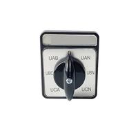 ZBWZXBDJ CA10 Voltmeter Cam Switch 3 Phase 4 Wire 7 Position 20A 690V Changeover Rotary Selector 12 Terminals LW26 YMW26