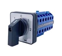 ZBWZXBDJ LW26-20/6 Cam Switch Panel Mounting Power Rotary Changeover 5 Positions 24 Terminals Screws YMW26