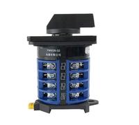 ZBWZXBDJ LW26-32A Rail Mounted Changeover Cam Rotary Switch 1-4 Poles Two/Three Position Dual Power Control(2P 8Terminals-102)