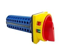 ZBWZXBDJ LW26GS-20/10 Padlock Cam Switch Panel Mounting Power Rotary Changeover 40 Terminals Screws ON-OFF 2P