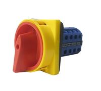 ZBWZXBDJ LW26GS-20 690V 20A Padlock Rotary Cam Switch OFF-ON 2 Position 4 Poles 16 Terminals YMW26-20/4GS