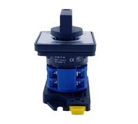 ZBWZXBDJ YMW26 LW26-25/2 Rail Mount FWD-STOP-REV Changeover Rotary Cam Switch 25A 690V Selector Control Motor LW28