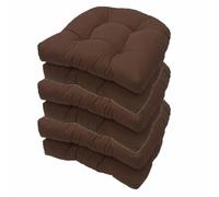 ZBXXSC Outdoor Chair Cushions Set of 2/4/6 U Shaped Garden Chair Seat Cushion Sofa Rattan Garden Seat Pad for Indoor Outdoor Furniture(C,6cps)