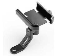 ZBYFCLK Motorcycle Phone Holder for Peugeot PM 01 2023,Mount Anti Vibration 360°Rotation Moped Cell Phone,Handlebar Mounts,mirror mount,Mirror Type Bla-ck