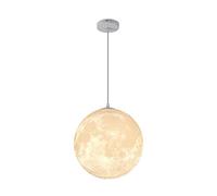 ZBZFGE 3D Printed Pendant Chandelier - Moon-Like Lighting for Home & Office Spaces