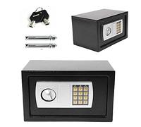 ZBZFGE 6L Home Safe with Locking Bolts Spare Keys with 2 Locking Bolts and 2 Keys Wall, Wall or Floor Mounted for Office or Home Use