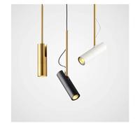 ZBZFGE - Bedside Pendant Light Post- White Black Gold Rotating Hanging lamp Restaurant bar Kitchen spot Light Fixture ，Crystal Chandelier for Living Room