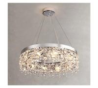 ZBZFGE Butterfly Indoor Lighting Living Dining Room Gold LED Crystal Chandelier Luxury Chandelier,Led Chandeliers,Hanging Light(Dia50cm,3color Light)